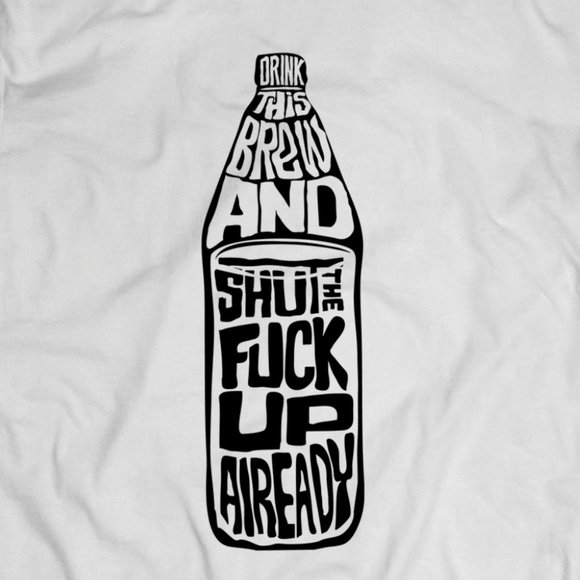 Funny Drink This Brew Adult Beer Tee - Picture 2 of 2